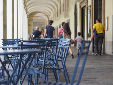 Via Po Torino'da insanlar