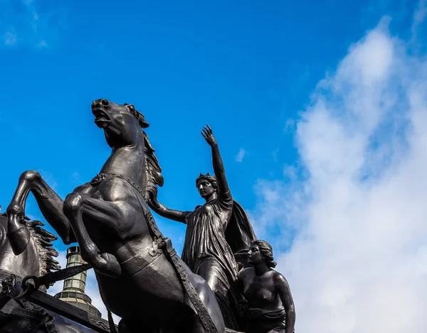 Boadicea anıt Londra (hdr) — Stok fotoğraf