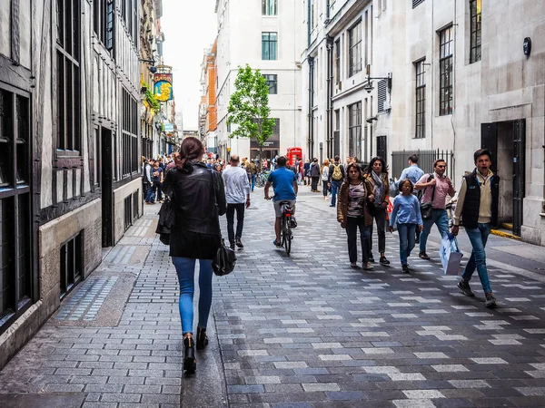 İnsanlar Orta Londra (hdr) — Stok fotoğraf