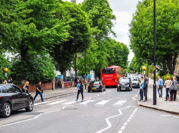 Passage à niveau Abbey Road à Londres (HDR ) — Photo