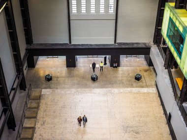 Tate Modern türbin Hall Londra (Hdr)