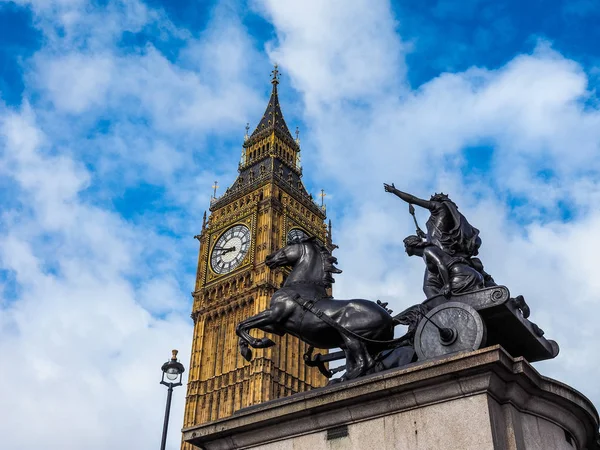 Monumento Boadicea em Londres (hdr ) — Fotografia de Stock