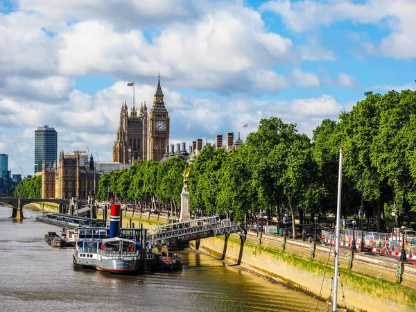 Londra (Hdr Meclis'te evleri) — Stok fotoğraf