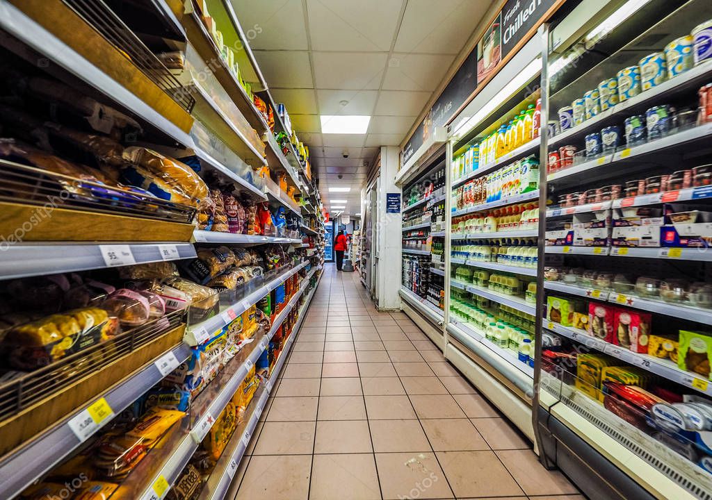 London supermarket