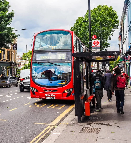 Londra (Hdr kırmızı otobüs)