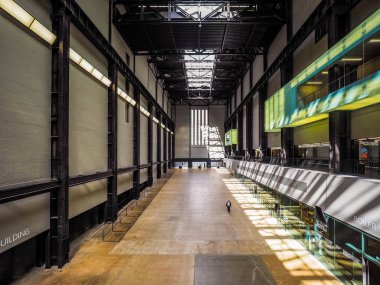 Tate Modern türbin Hall Londra (Hdr)