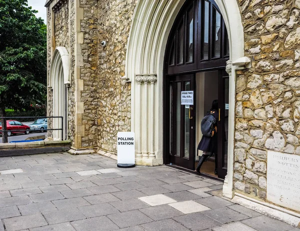 Estación de votación en Londres (hdr ) —  Fotos de Stock