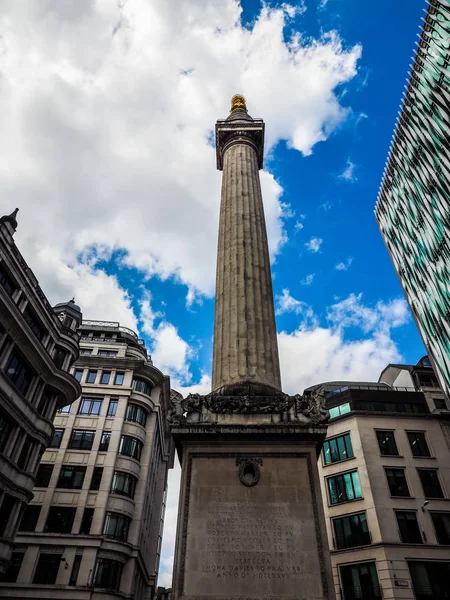 Monument in Londen (hdr) — Stockfoto