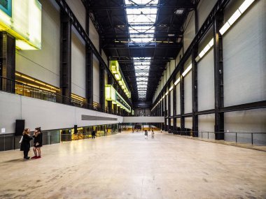 Tate Modern türbin Hall Londra (Hdr)