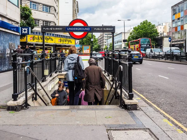 Notting Hill Gate tunnelbanestation i London (hdr) — Stockfoto