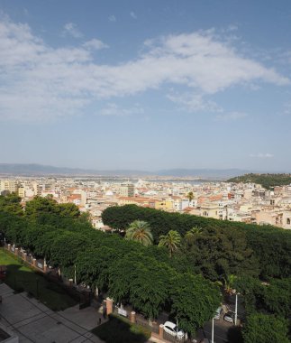 Cagliari havadan görünümü