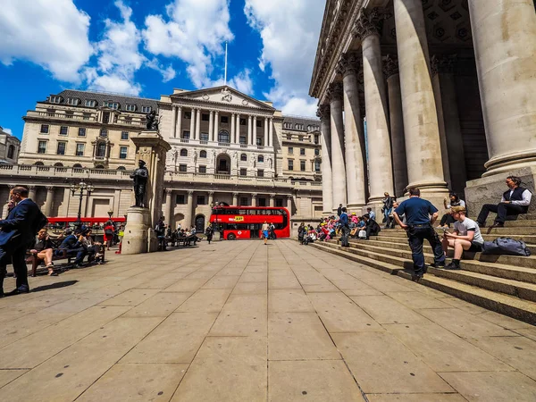 Bank of England in London (Hdr) — Stockfoto