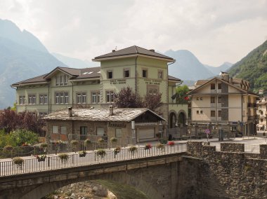 Görünümü, şehir, Pont Saint Martin