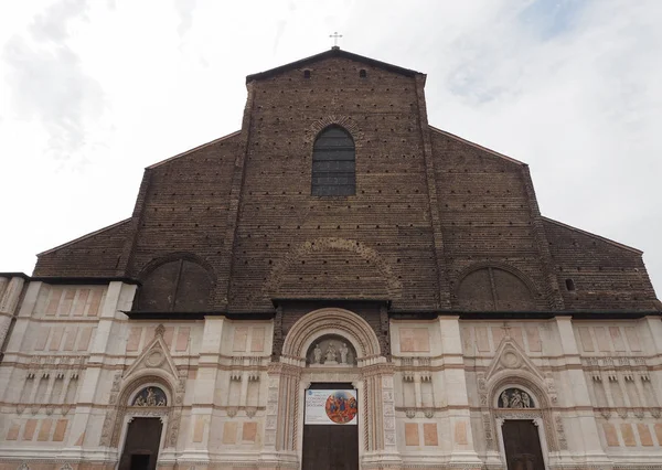 San Petronio church in Bologna — Stock Photo, Image