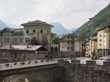 Görünümü, şehir, Pont Saint Martin