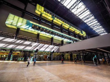 Tate Modern türbin Hall Londra (Hdr)
