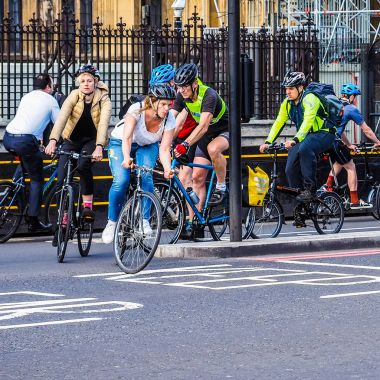 Bisikletçiler Londra, hdr