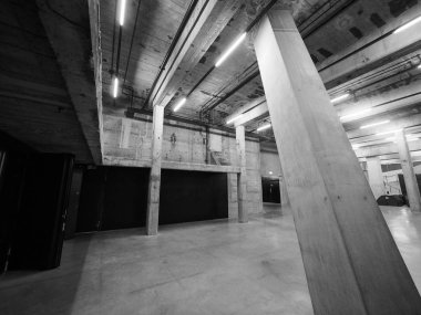 Tate Modern London siyah ve beyaz