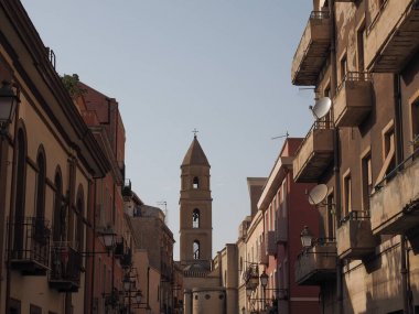 Castello mahallesi Cagliari 'de.