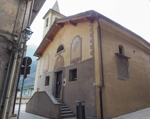 Capilla de San Orso en el pueblo de Donnas —  Fotos de Stock