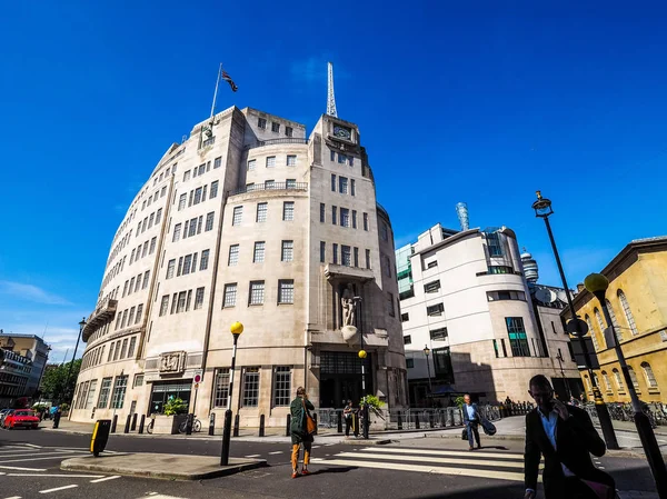 BBC Broadcasting House in London, hdr — Stock Photo, Image