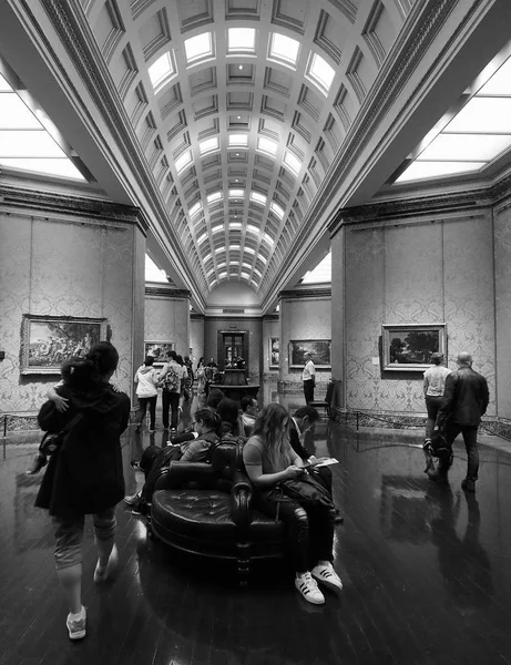 Nationalgalerie in London schwarz-weiß — Stockfoto