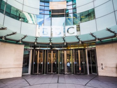 Londra'da, hdr BBC yayın evleri