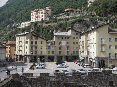 Görünümü, şehir, Pont Saint Martin