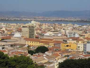 Cagliari havadan görünümü