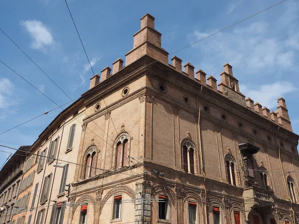 Widok na centrum miasta Bolonia — Zdjęcie stockowe