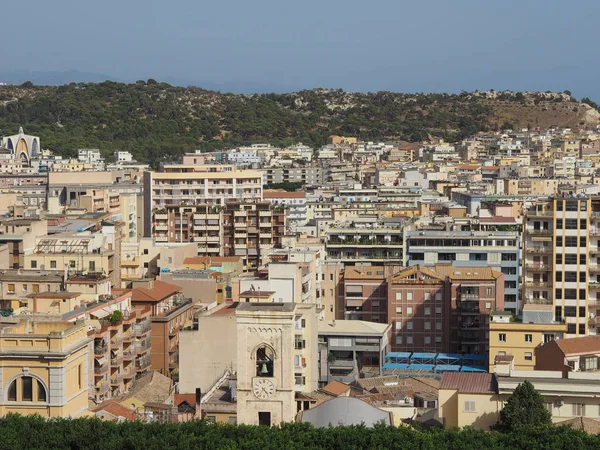 Letecký pohled na Cagliari — Stock fotografie