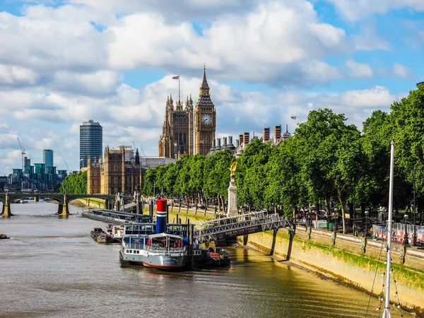 Casas del Parlamento en Londres, hdr —  Fotos de Stock