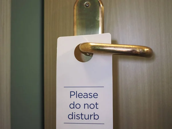 Per favore, non disturbare. — Foto Stock