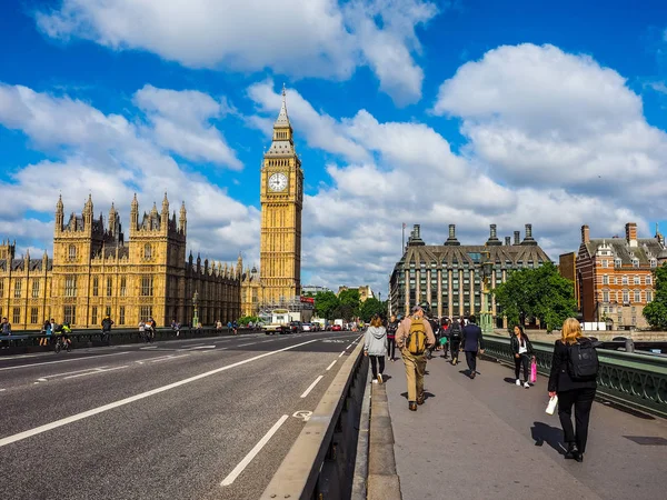 Houses of Parliament in London, hdr — Stock Photo, Image