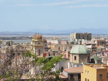 Cagliari havadan görünümü