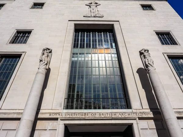 Royal Institute of British Architects w Londynie, hdr — Zdjęcie stockowe