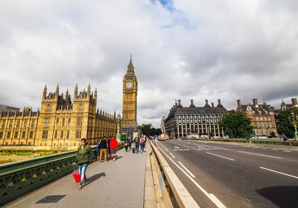 Houses of Parliament in London, hdr — Stock Photo, Image
