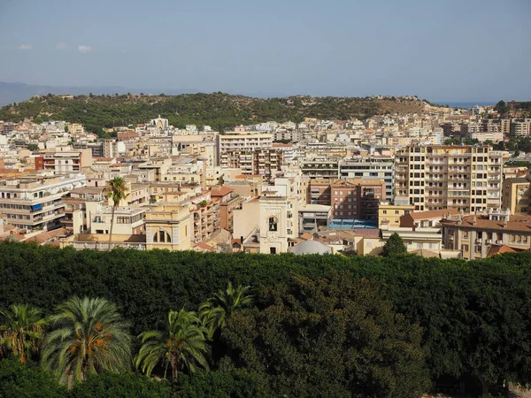 Cagliari havadan görünümü