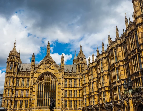 Casas do Parlamento em Londres, hdr — Fotografia de Stock