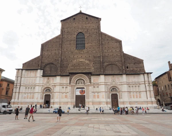 San Petronio church in Bologna — Stock Photo, Image