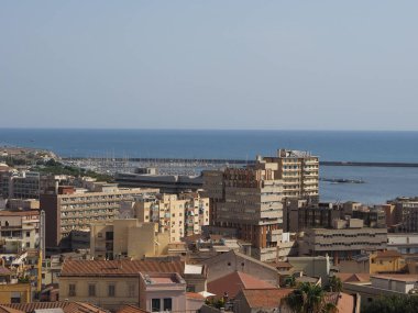 Cagliari havadan görünümü
