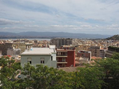 Cagliari havadan görünümü