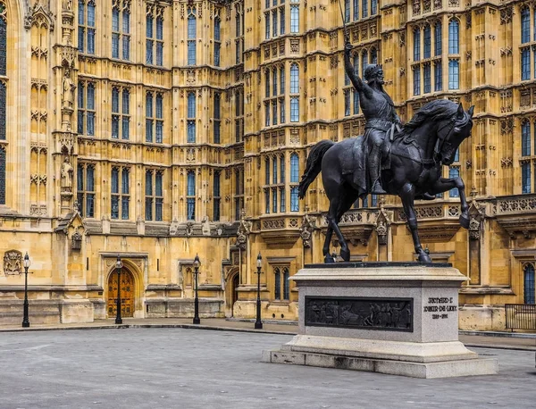 Kamrarna i parlamentet i London, hdr — Stockfoto