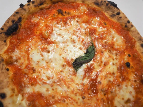 Margherita-pizzamat – stockfoto