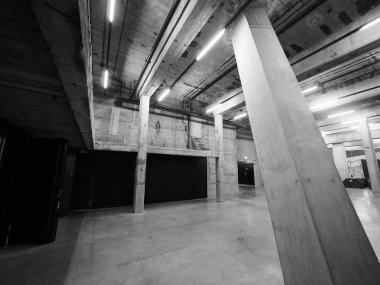 Tate Modern London siyah ve beyaz