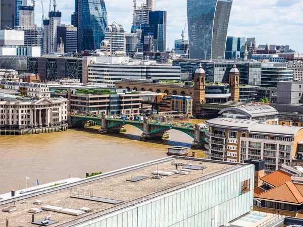Panoramę miasta Londyn, hdr — Zdjęcie stockowe
