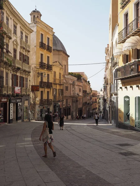 Castello mahallesi Cagliari 'de. — Stok fotoğraf