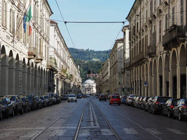 Torino'da via po — Stok fotoğraf