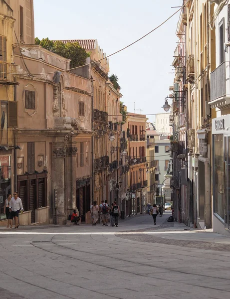 Čtvrť Castello v Cagliari — Stock fotografie