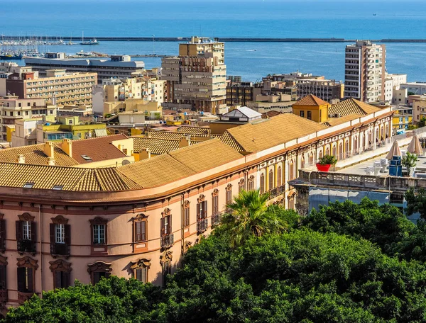 Aerial view of Cagliari (hdr) — Stock Photo, Image